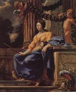 Simon Vouet Allegorical Portrait of Anne d'Autriche Sweden oil painting artist